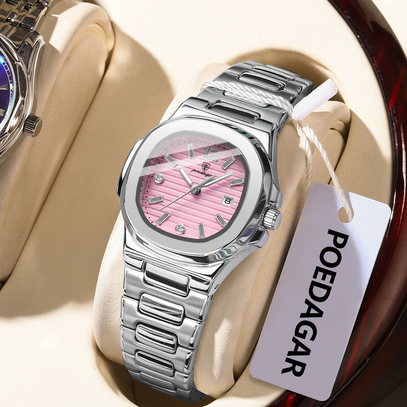 Lux Watch - POEDAGAR квадратные модные женские наручные часы