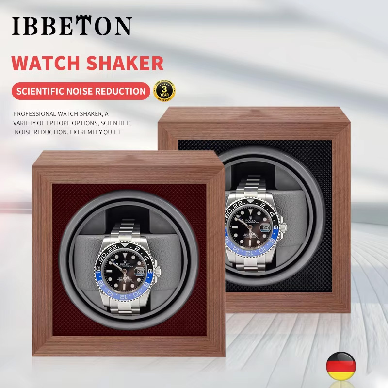 Luxury Watch Winder Box - IBBETON Элитный бренд, деревянная намоточная машина