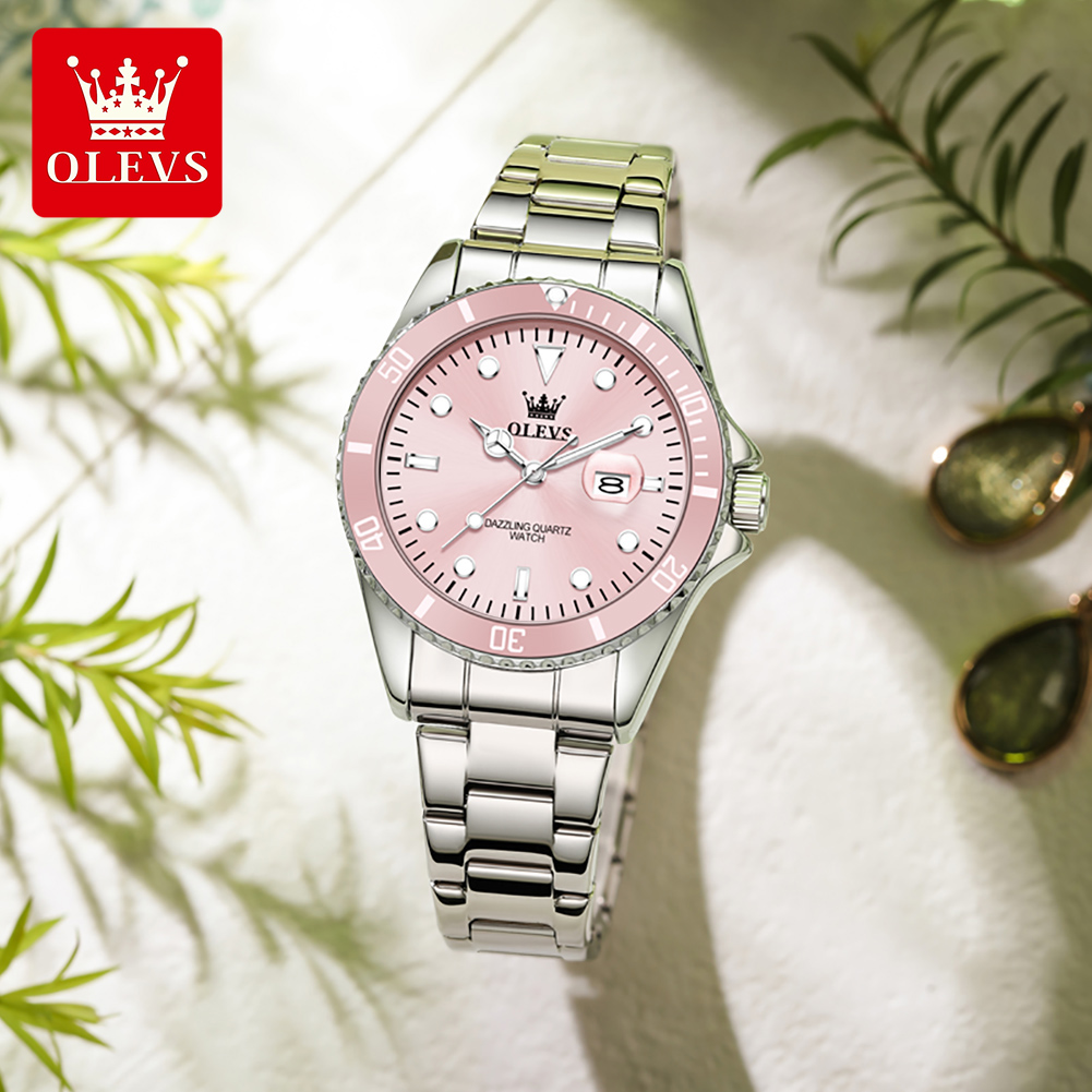 Luxury Watch Index - Роскошные кварцевые женские часы OLEVS, водонепроницаемые,
