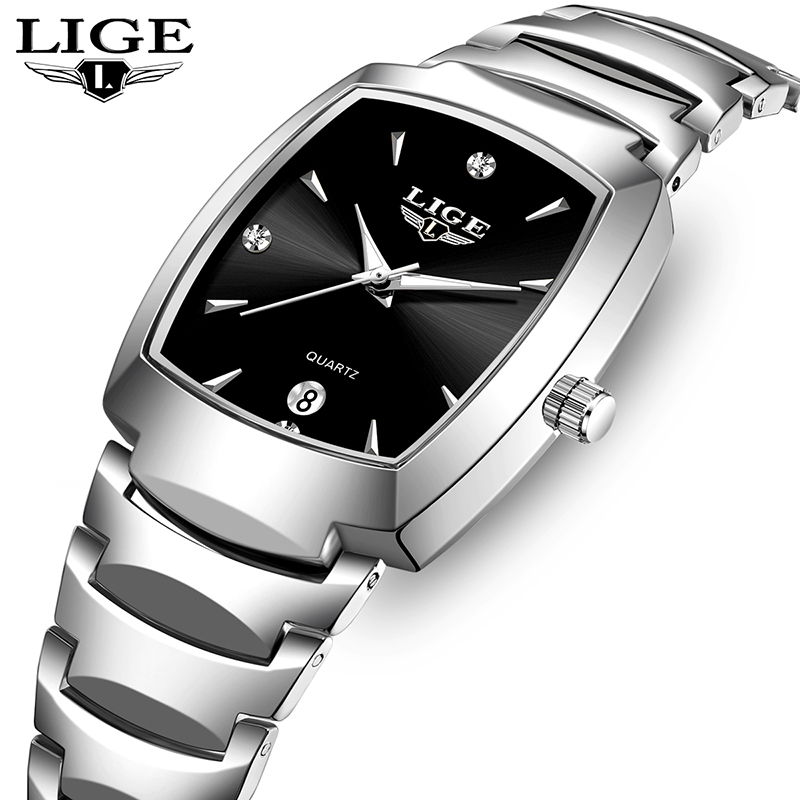 Luxury Watch And Bracelet - LIGE часы женские деловые роскошные женские