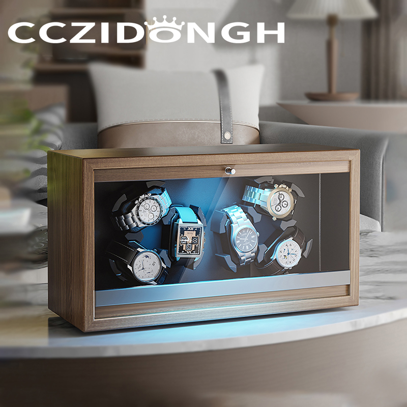 Luxury Watch Winder Box - Совершенно новая деревянная намотка часов, автоматическая