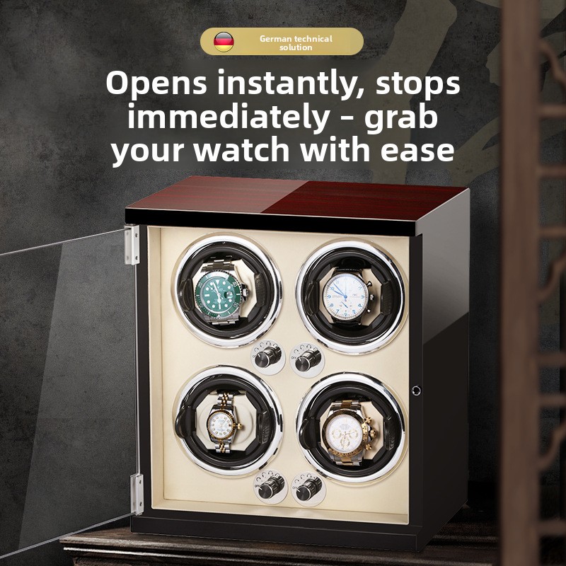 Автоматический вращающийся мех – обзор и цена Luxury Watch Winder Box