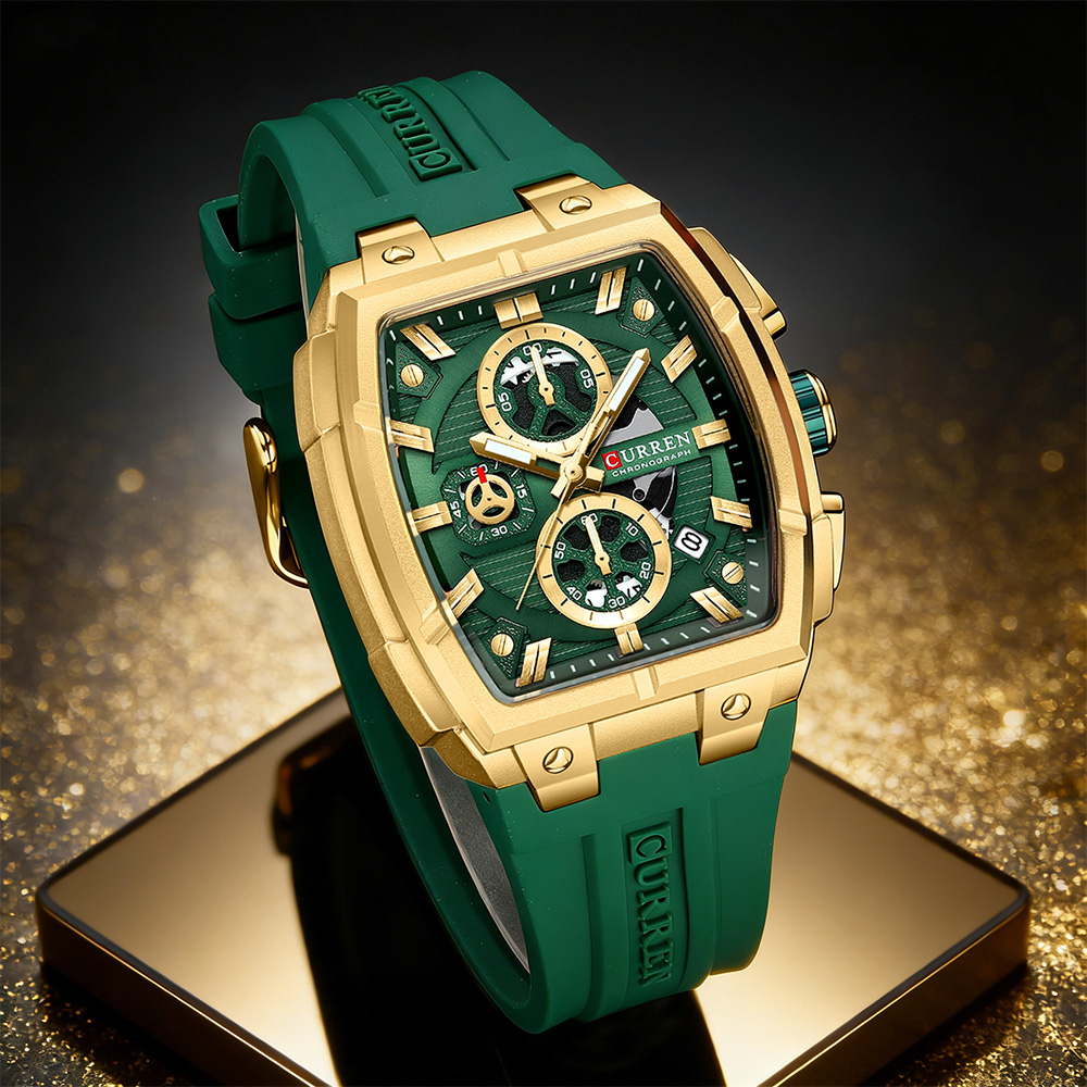 Роскошные винтажные часы CURRE – обзор и цена Luxury Watch And Bracelet