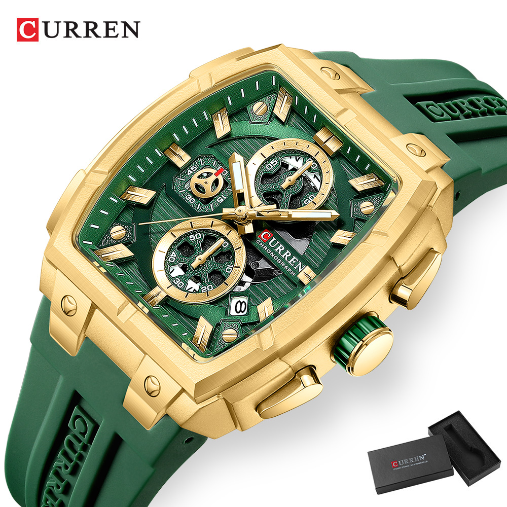 Роскошные винтажные часы CURRE – обзор и цена Luxury Watch And Bracelet