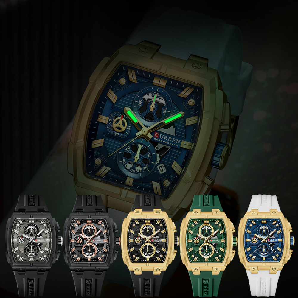 Роскошные винтажные часы CURRE – обзор и цена Luxury Watch And Bracelet