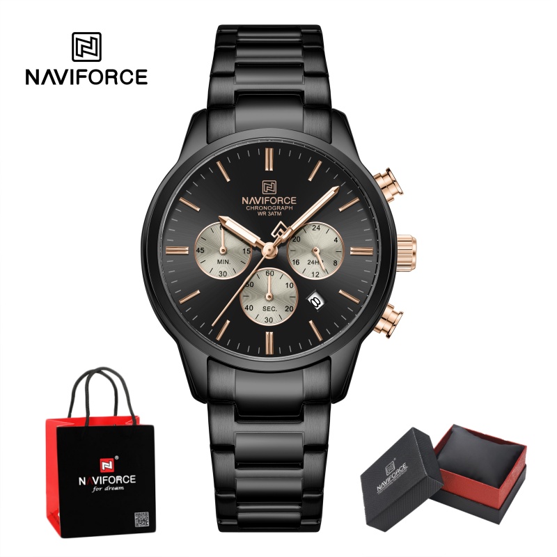 Мужские кварцевые часы-хроногр – обзор и цена Luxury Watch And Bracelet