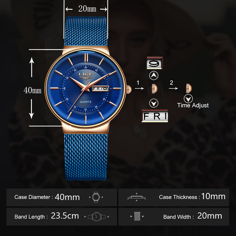Женские часы LIGE, лучшие брен – обзор и цена Luxury Watch Top 10