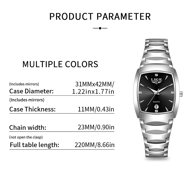 LIGE часы женские деловые роск – обзор и цена Luxury Watch And Bracelet