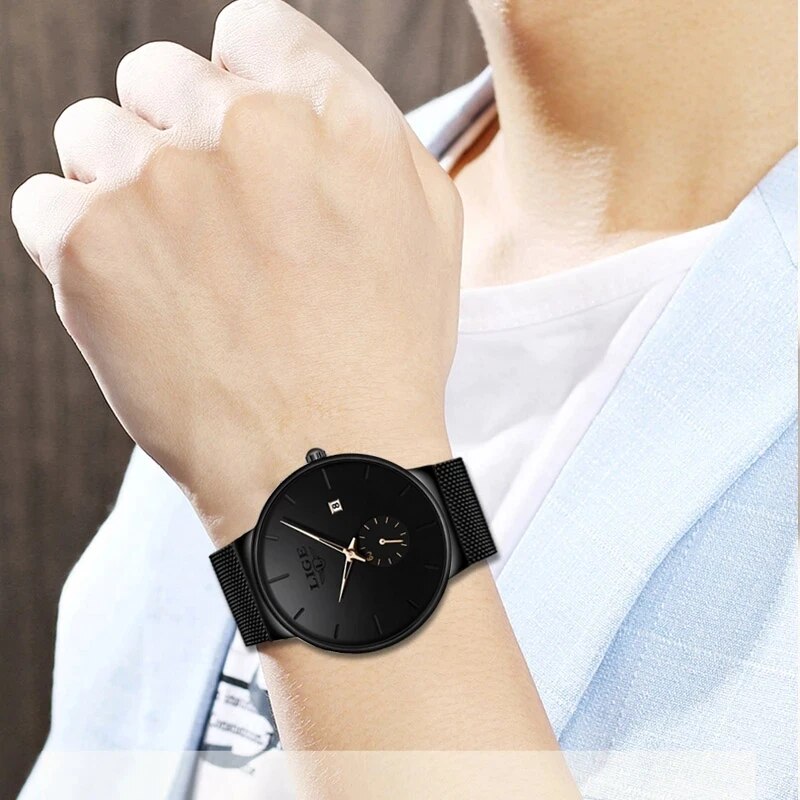 LIGE модные мужские часы лучши – обзор и цена Luxury Watch Top 10