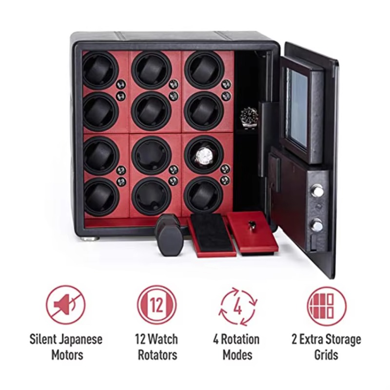Роскошная цифровая шкатулка-ви – обзор и цена Luxury Watch Winder Box