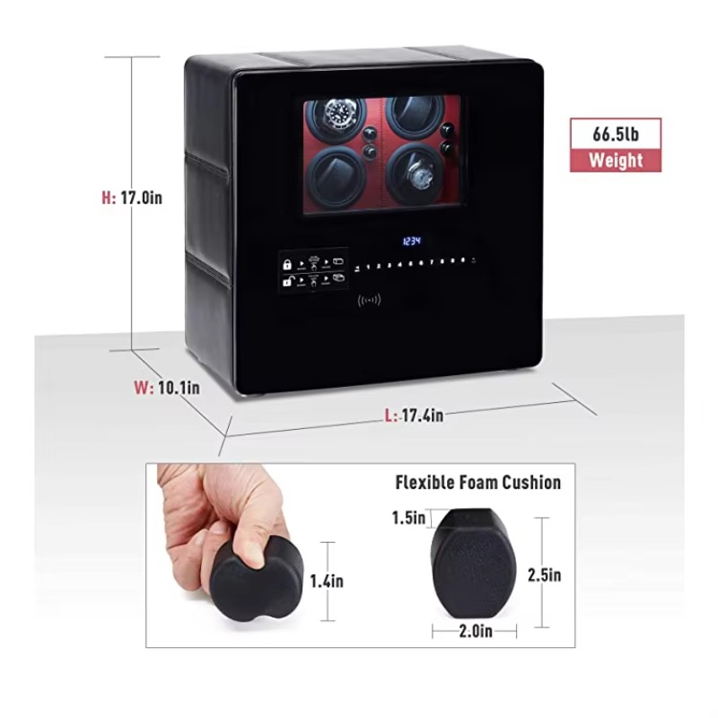 Роскошная цифровая шкатулка-ви – обзор и цена Luxury Watch Winder Box