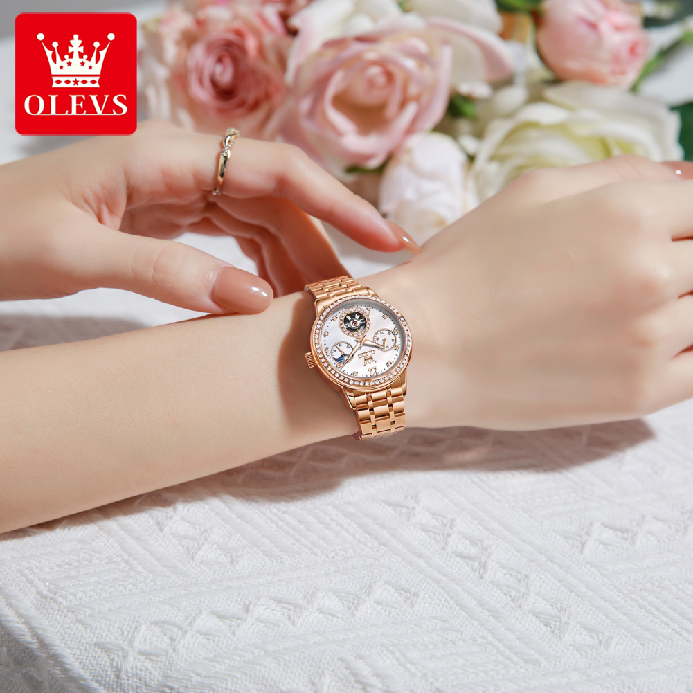 Женские часы OLEVS, лучшие бре – обзор и цена Luxury Watch And Bracelet
