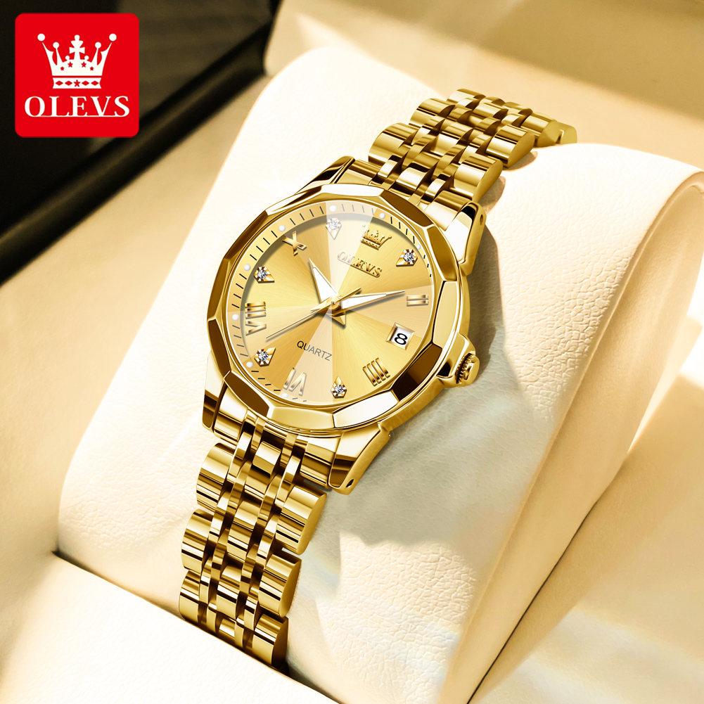 OLEVS модные золотые часы для  – обзор и цена Lux Watch