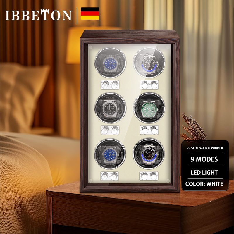 Высококачественная деревянная  – обзор и цена Luxury Watch Winder Box