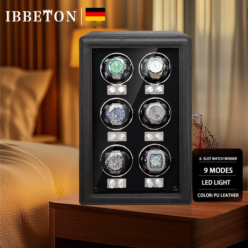 Высококачественная деревянная  – обзор и цена Luxury Watch Winder Box