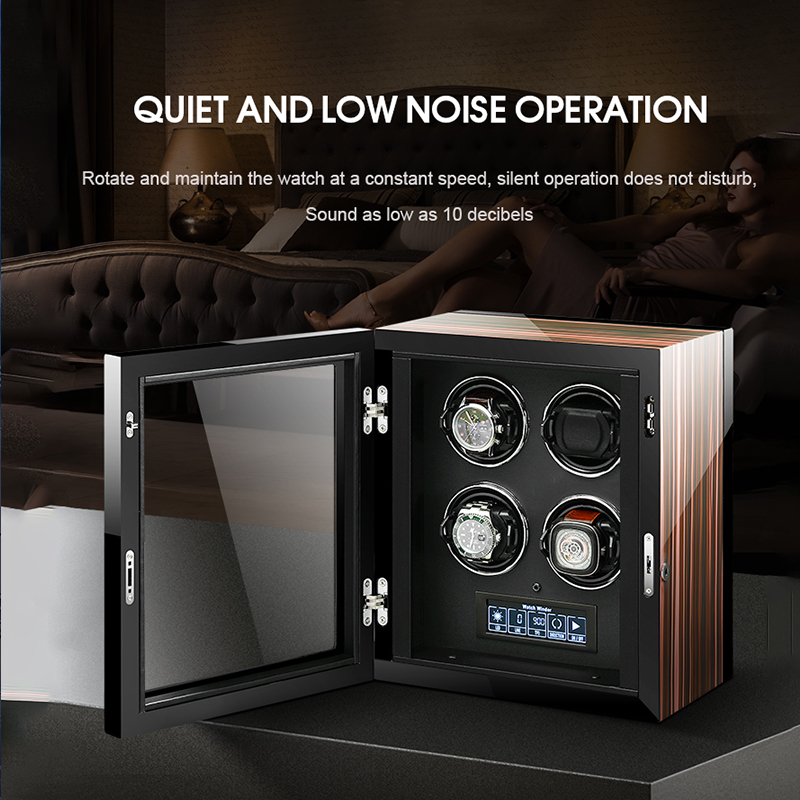Роскошный автоматический завод – обзор и цена Luxury Watch Winder Box